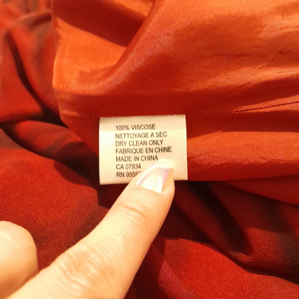 Dress In Scarlet Red Size 10 - Picture 7 of 9